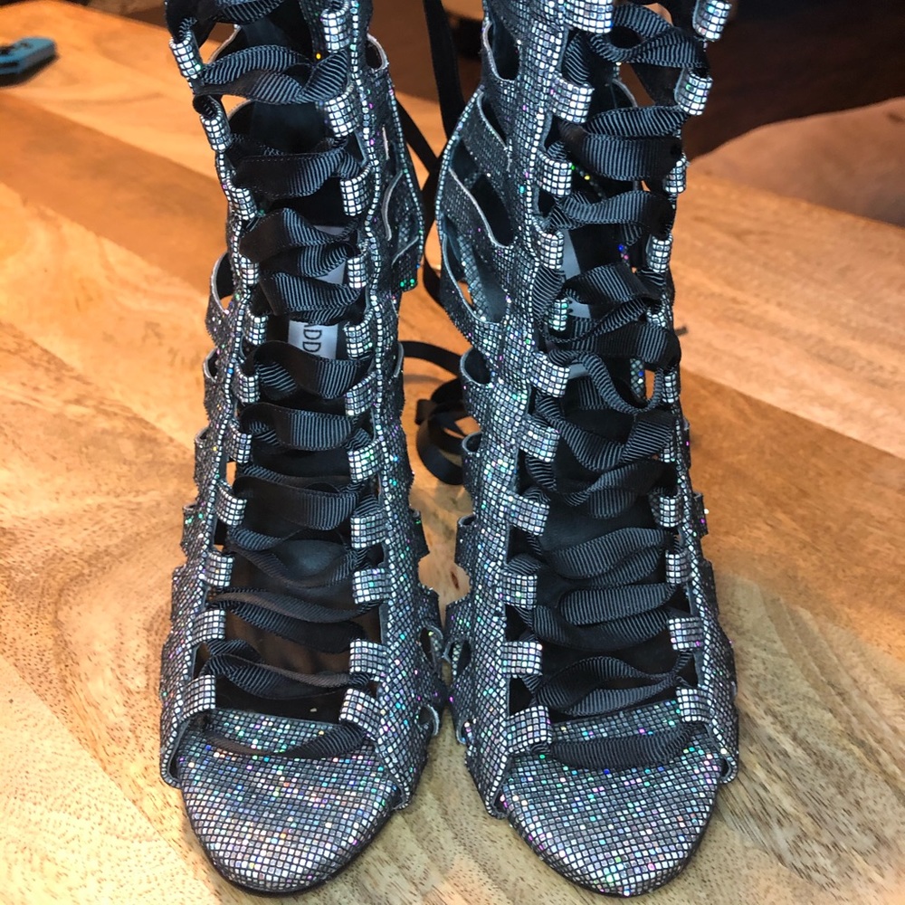 Lace up heels